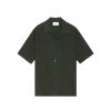 NN07 Julio 5706 Linnen Shirt Groen Donker 