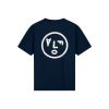 Olaf Hussein ØLÅF face tee  Blauw donker