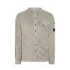 C. P. Company Corduroy Lens Buttoned Shirt Groen grijs