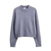 Filippa K Fluffy Alpaca Sweater Grijs