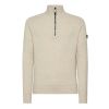 Peuterey heren Braille half zip  Ecru