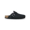 Birkenstock Boston Teddy Corduroy Zwart