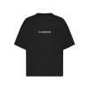 Flaneur box logo T-shirt black  Zwart