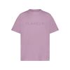 Flaneur tonal logo t-shirt mauve  Rose oud
