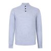 Llaud heren lupetto buttons  Blauw licht