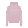 Flaneur Tonal logo hoodie Rose oud