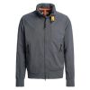 Parajumpers Heren Miles soft shell jacket man Grijs donker