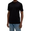 Valenza Interlock Supima Oversized T-shirt Zwart