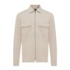 Genti Oaks Shirt Jacket Zip Bruin licht
