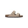 Birkenstock Arizona Leather Sandaal (Narrow) Zand