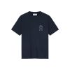 Olaf Hussein Gradient Sun T-shirt washed Blauw mix