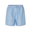 Samsøe Samsøe Maren string shorts 14329 Blauw mix