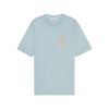 NN07 Pedro Embroidery T-shirt Blauw licht