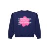 Arbor Antwerp Blossems Crewneck blue  Blauw donker