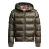 Parajumpers Meisjes Mariah down hooded girl Groen grijs