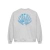 New Amsterdam Surf Association Sea glow crewneck Grijs mêlee