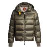 Parajumpers Dames Mariah Donsjack capuchon Groen grijs