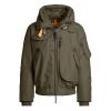 Parajumpers Heren Gobi man hooded down bomber Groen grijs