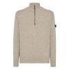 Peuterey heren Braille 03 half zip  Beige mix
