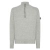 Peuterey heren Braille 03 half zip  Grijs mêlee