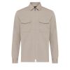 Genti Oaks Shirt Jacket Zip Bruin
