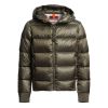 Parajumpers Meisjes Mariah down hooded girl Groen grijs