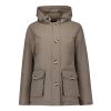 Airforce 4 Pocket Parka  Taupe