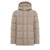 RRD | Roberto Ricci Designs Surflex winter tubic 14 mdm deta hood jkt long Beige