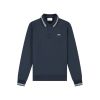 Olaf Hussein Polo Tipping Detail Oversized Blauw donker