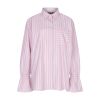 Ibana Talya blouse stripe Rose mix