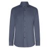 Xacus natural active shirt tailor fit  Blauw donker