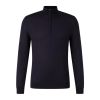 Bogner Ouri fine knit troyer  Blauw donker