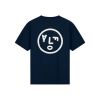 Olaf Hussein ØLÅF face tee  Blauw donker