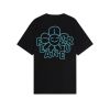 Flaneur T-shirt Happy Flower Zwart