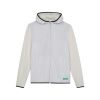Flaneur Badge technical zip-up Grijs licht