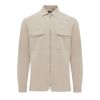 Genti Oaks shirt jacket zip  Bruin licht