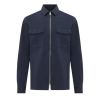 Genti Oaks shirt jacket zip  Blauw donker