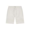 Valenza Linen Stretch Sport Shorts Grijs licht