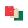 Palm Angels RGB Classic logo tripack T-shirt Multicolors