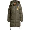 Parajumpers Dames Long bear wowan hooded down coat  Groen grijs