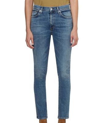 Citizens of Humanity skyla mid rise cigarette jeans Stone washed