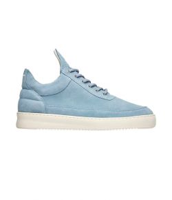 Filling_Pieces_Low_Top_Suede_Organic_Sky_Blauw_licht