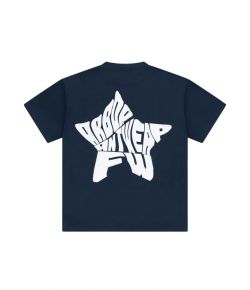 Arbor_Antwerp_White_Star_T_shirt_Blue__Blauw_donker