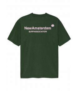 New_Amsterdam_Surf_Association_Logo_Tee_Groen_Donker_