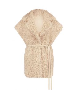 Ibana_Cilka_teddy_gilet_Beige