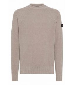 Peuterey_heren_Sironi_crewneck_sweater_Beige_mix