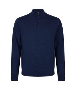 Llaud_heren_lupetto_half_zip_extra_fine_merino__Blauw_donker