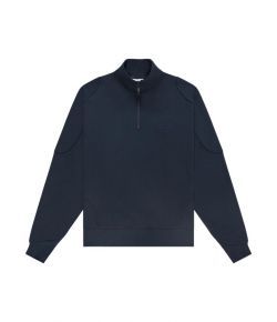 The_New_Originals_Emblem_Half_Zip_Up_Sweater_Blauw_donker
