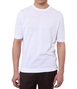 Filippo_De_Laurentiis_luxury_knitwear_shirt_Wit