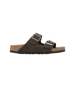 Birkenstock_Arizona_Suede_Sandaal__Narrow__Bruin_donker
